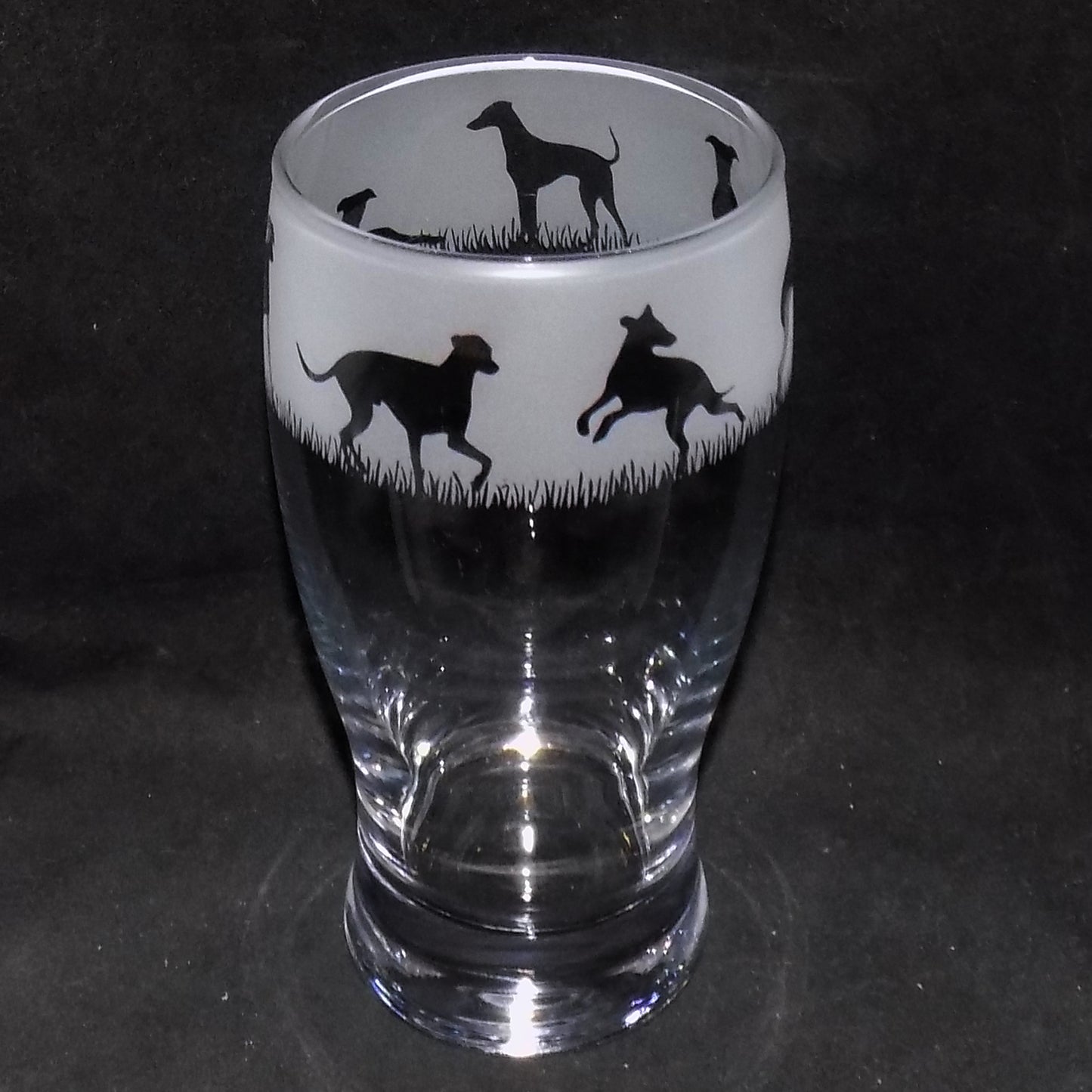 Whippet Pint Glass