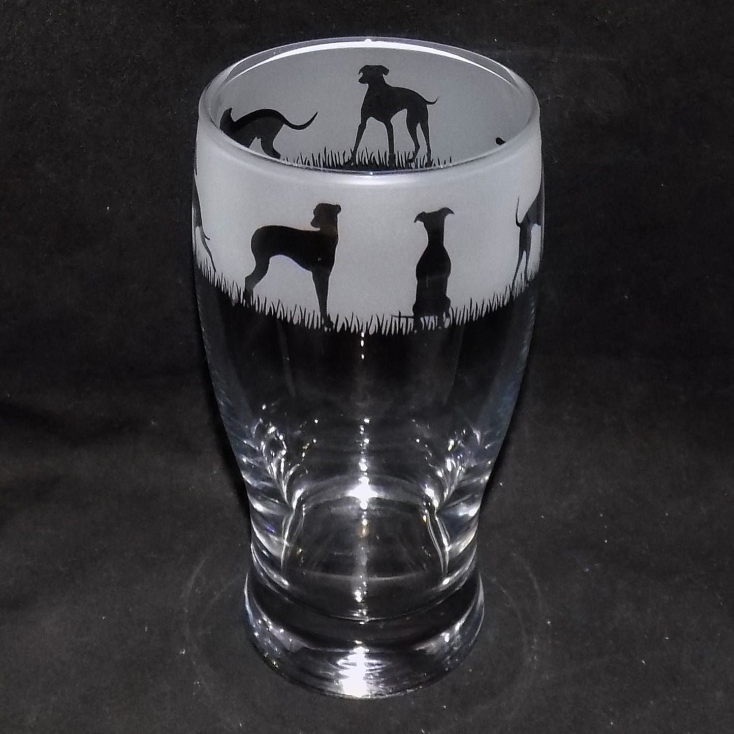 Whippet Pint Glass
