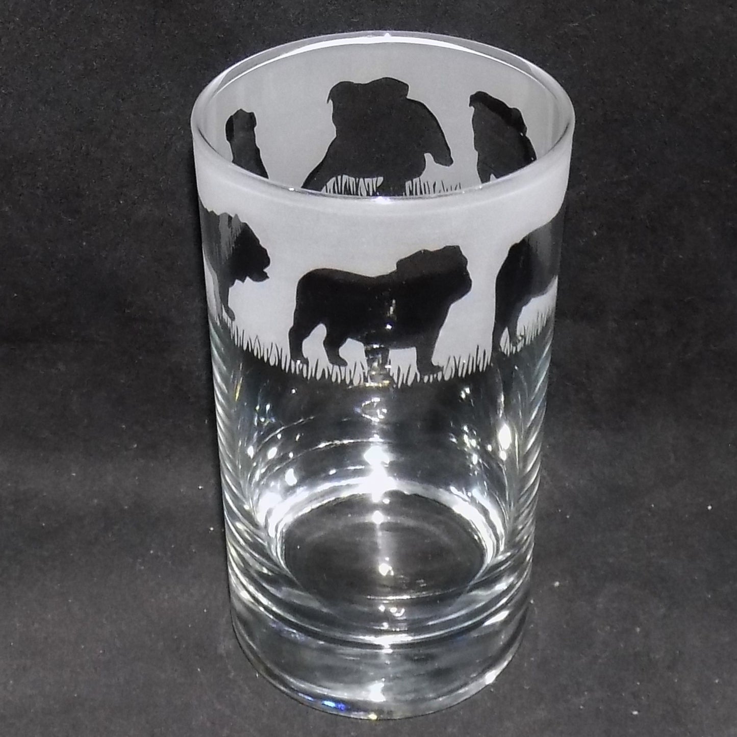 British Bulldog Tall Glass