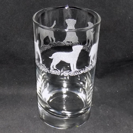 Border Terrier Tall Glass