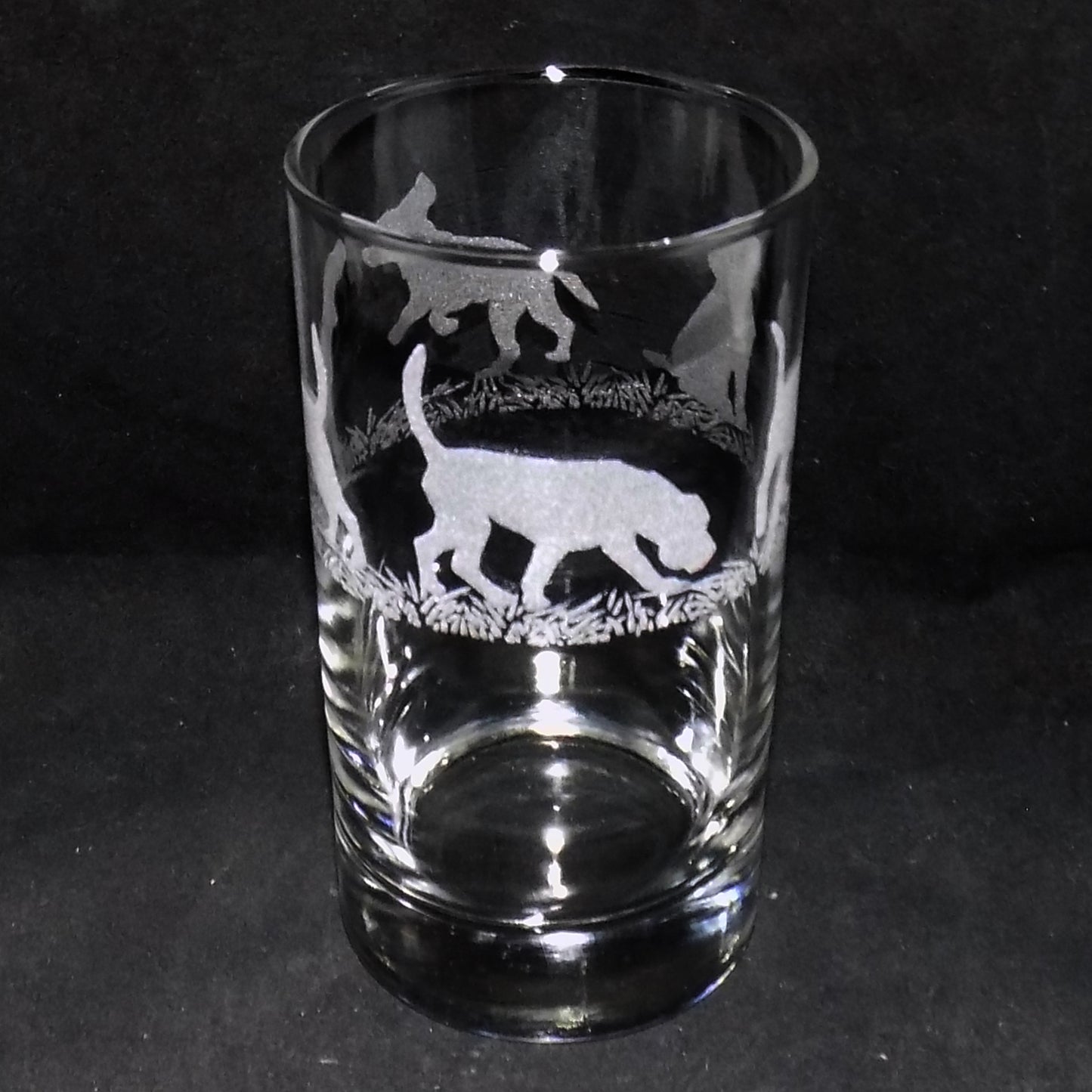 Beagle Tall Glass