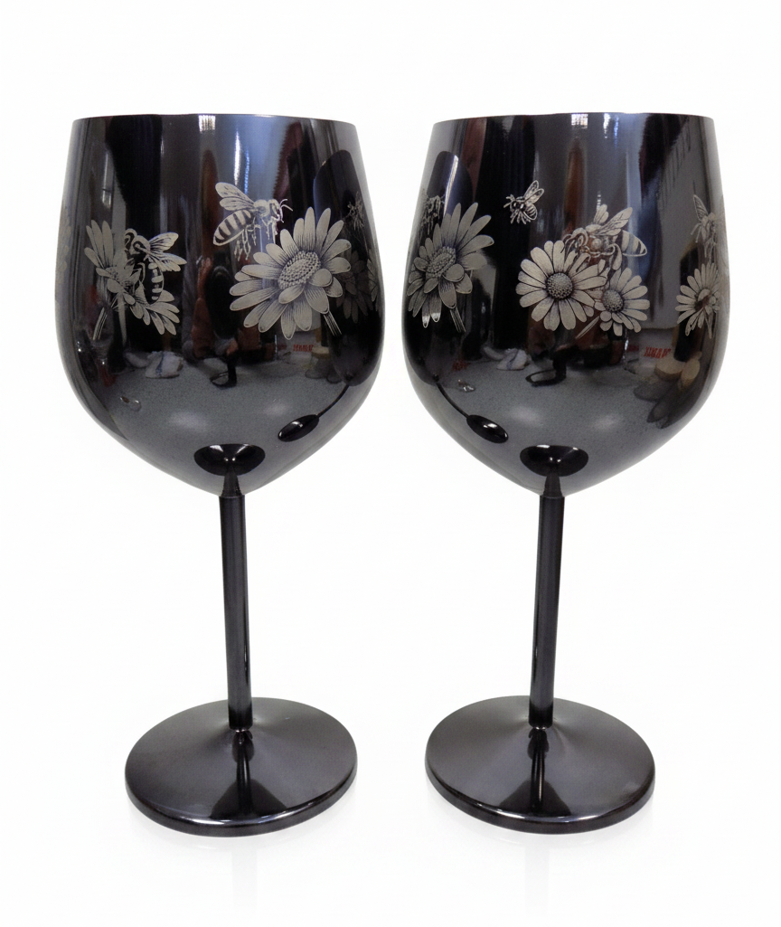 Bee Stainless Steel Wine Goblet