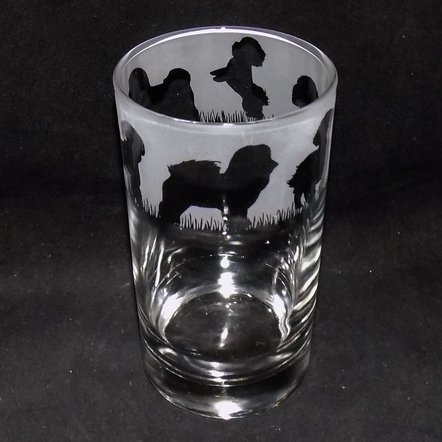 Bichon Frise Tall Glass