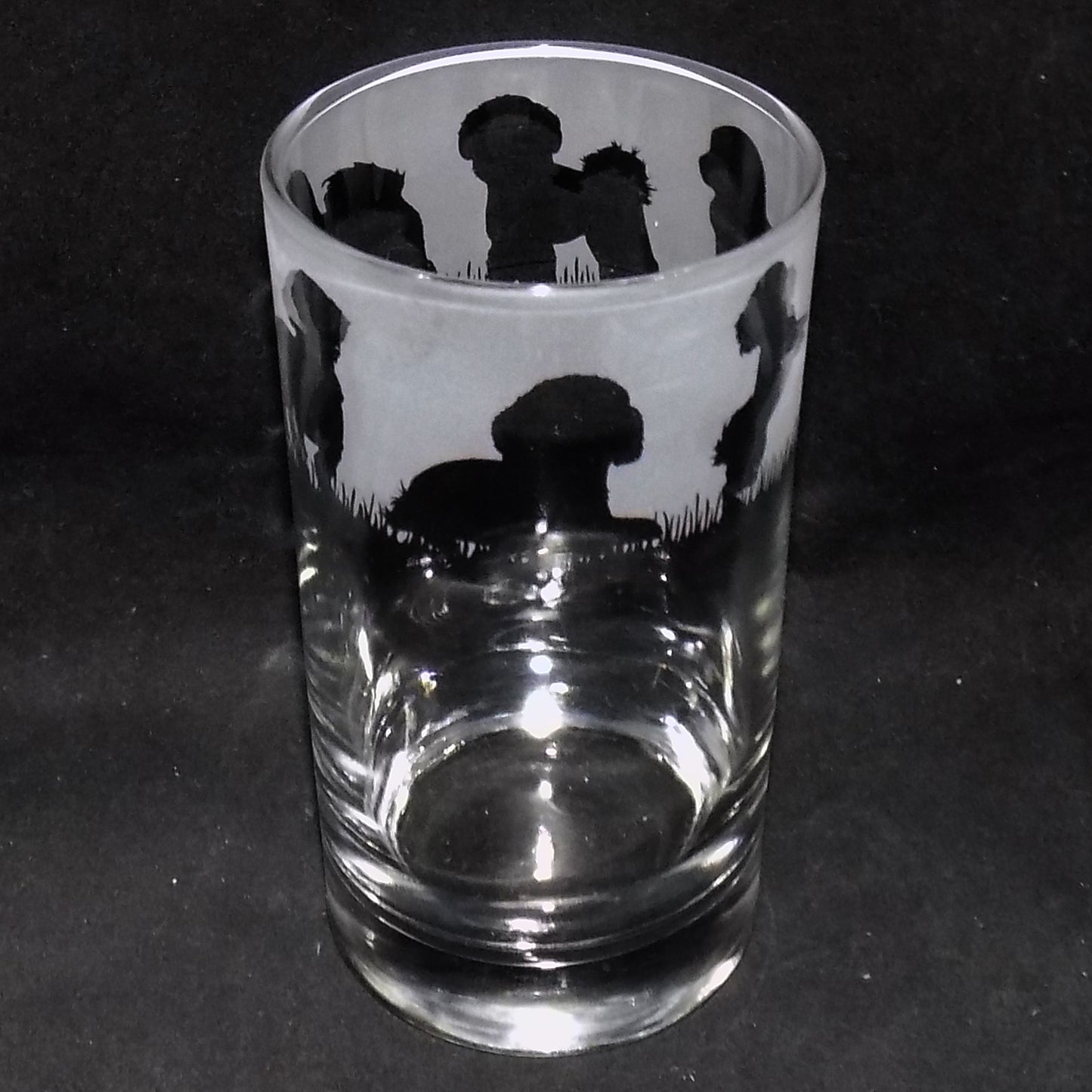 Bichon Frise Tall Glass