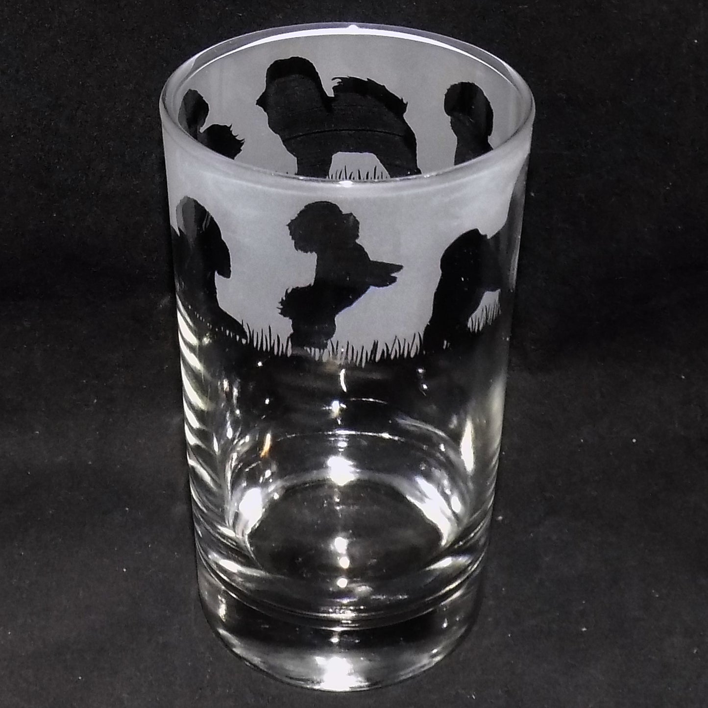 Bichon Frise Tall Glass