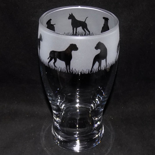 Boxer Pint Glass
