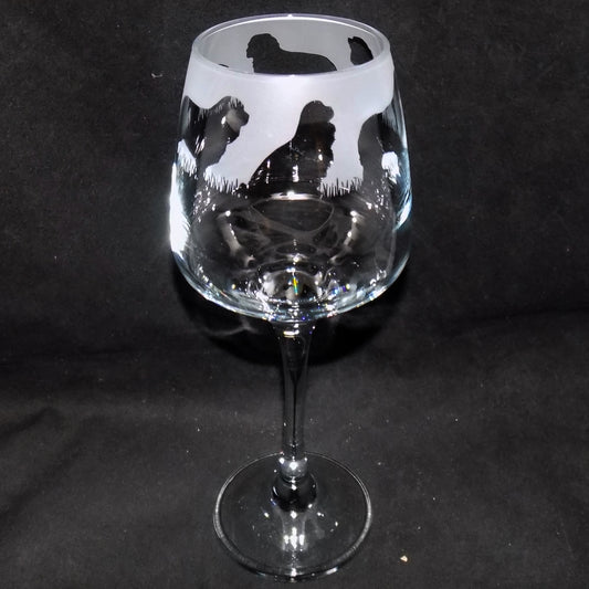 Cavalier King Charles Stemmed Wine Glass