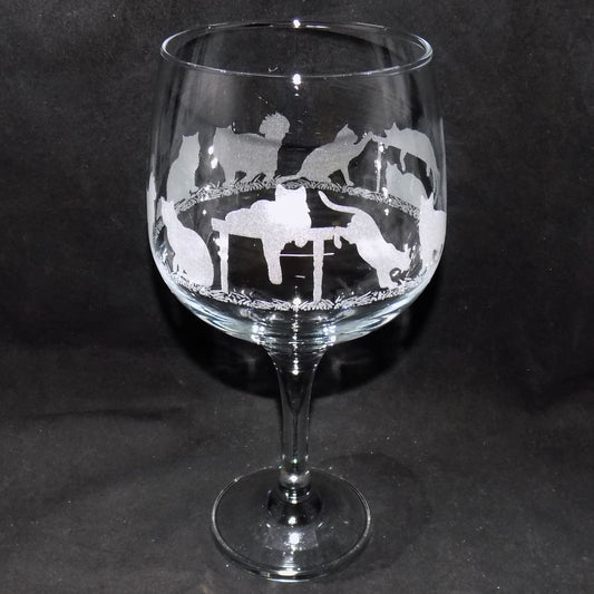 Cat Gin Glass