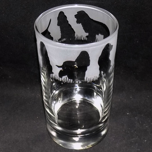 Cocker Spaniel Tall Glass