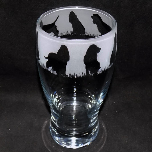 Cocker Spaniel Pint Glass
