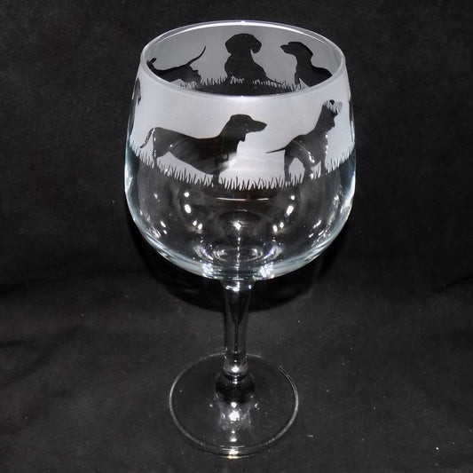 Dachshund (Short Haired) Gin Glass