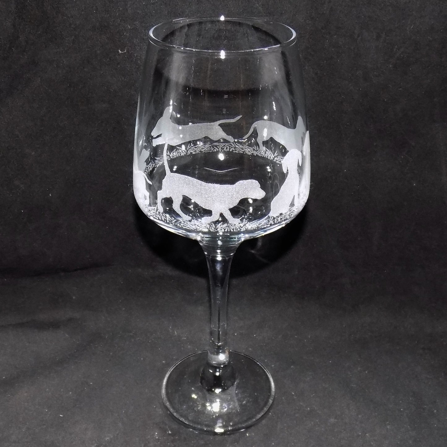 Dachshund (Short Haired) Stemmed Wine Glass
