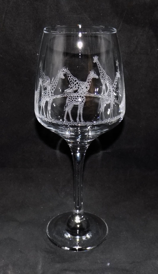 Giraffe Stemmed Wine Glass