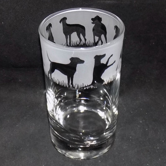 Doberman Tall Glass