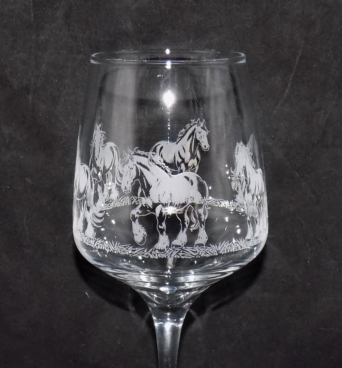 Draught Horse Stemmed Wine Glass