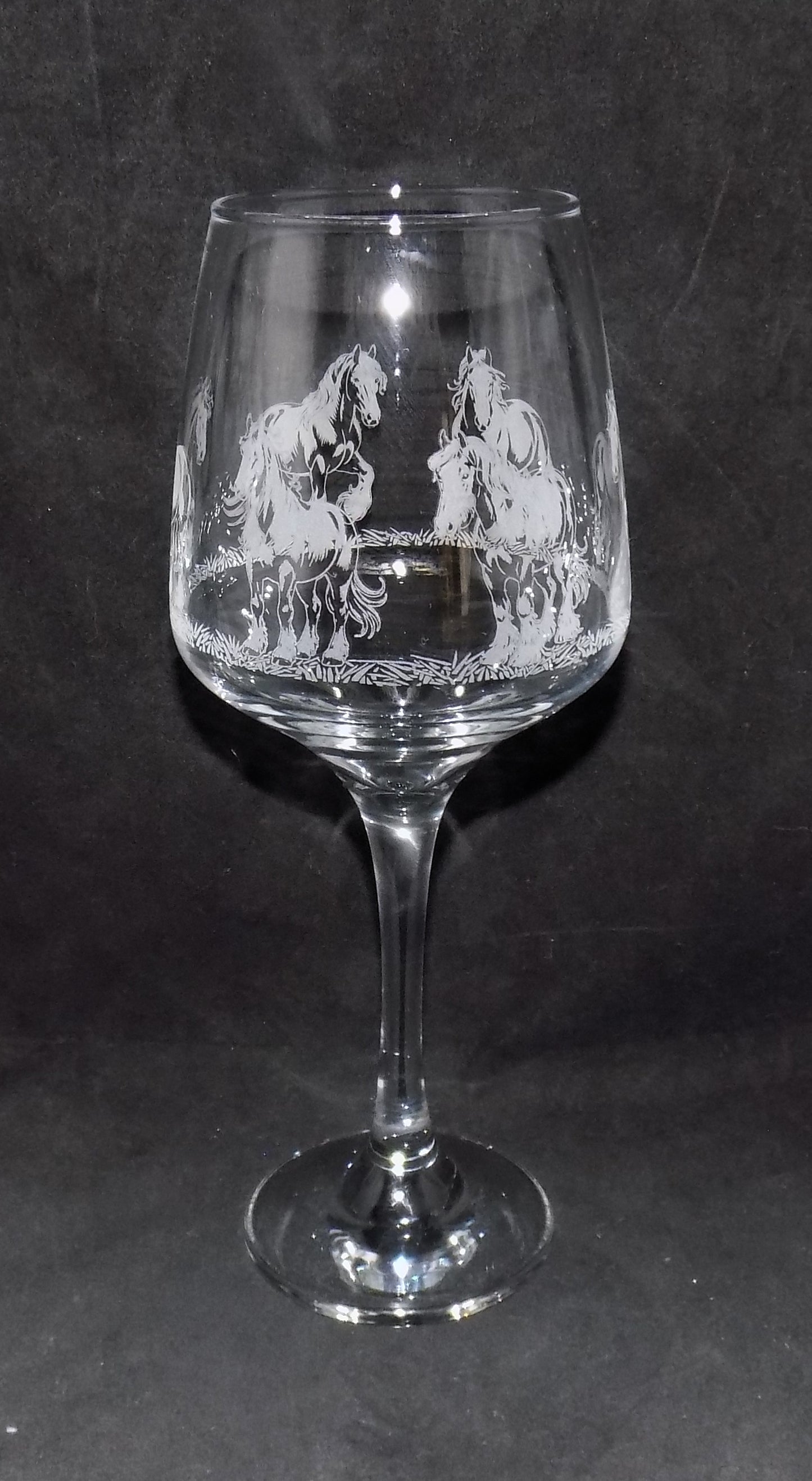 Draught Horse Stemmed Wine Glass