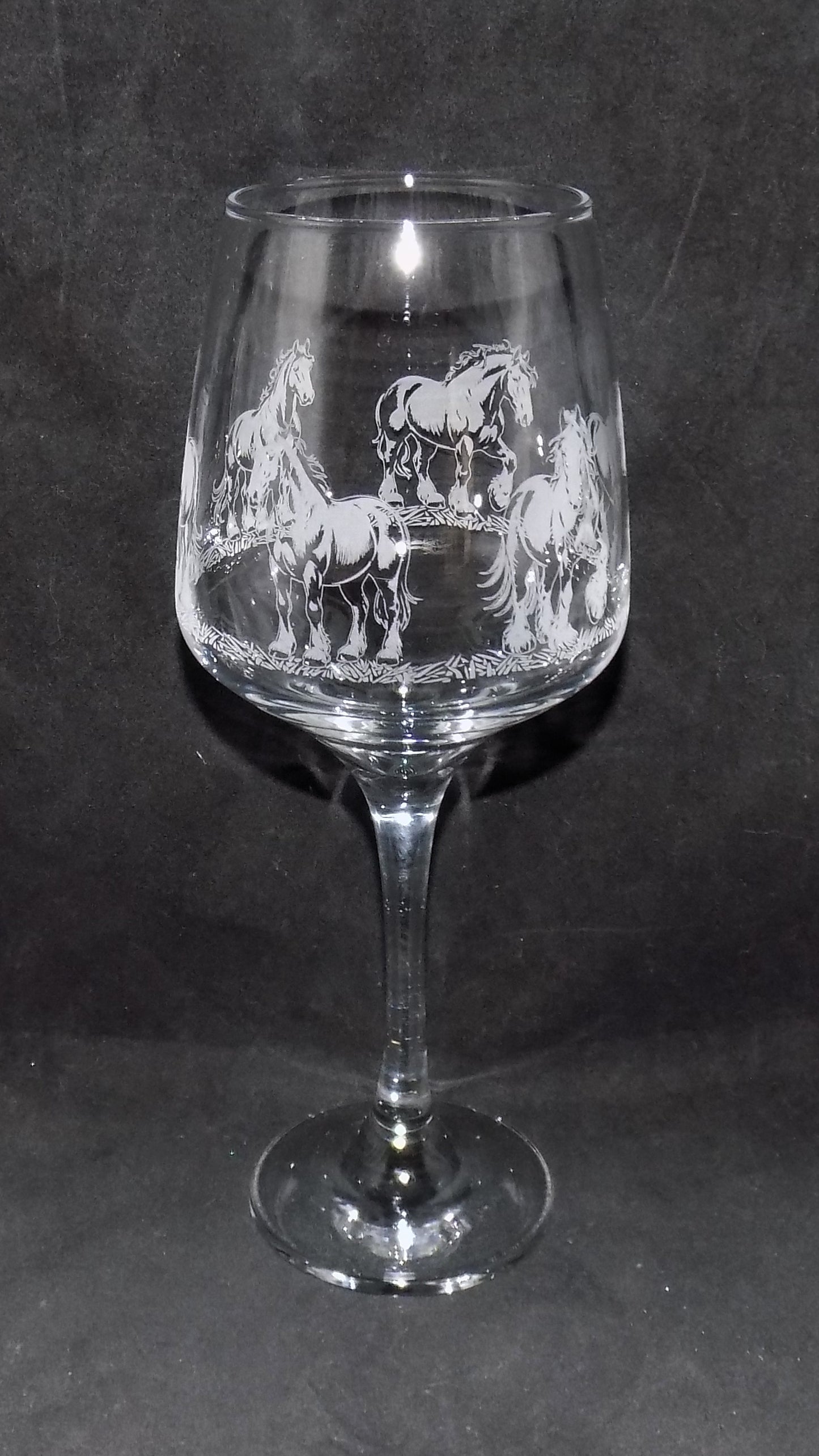 Draught Horse Stemmed Wine Glass