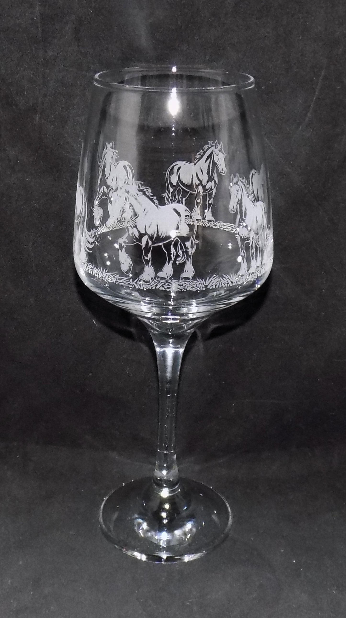 Draught Horse Stemmed Wine Glass