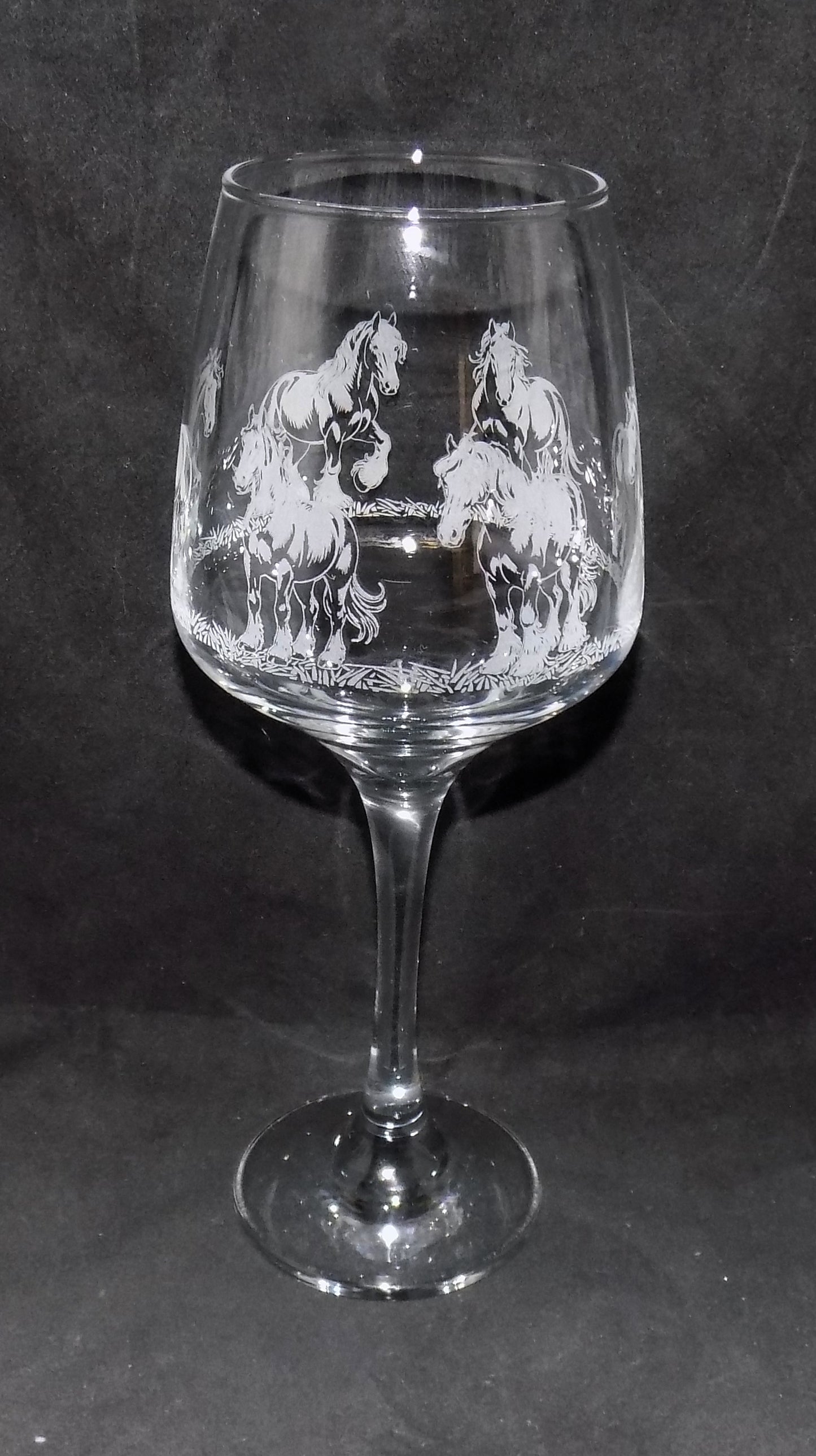 Draught Horse Stemmed Wine Glass