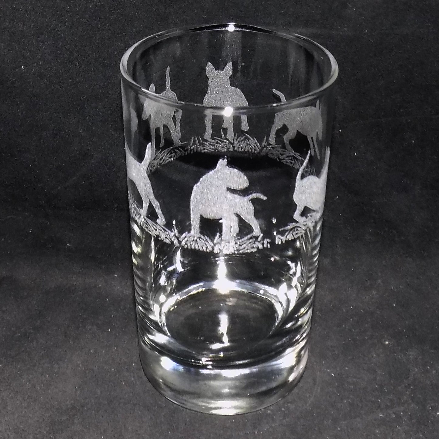 English Bull Terrier Tall Glass