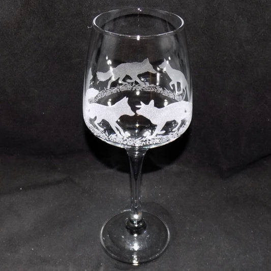 Fox Stemmed Wine Glass