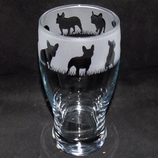 French Bulldog Pint Glass