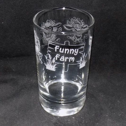Funny Farm Tall Glass