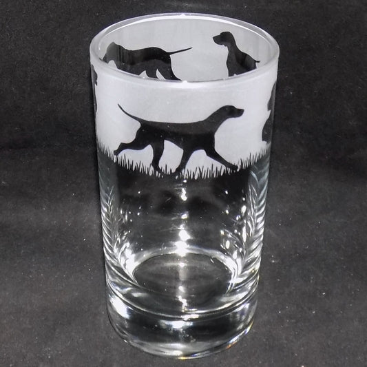 German Pointer Tall Glass