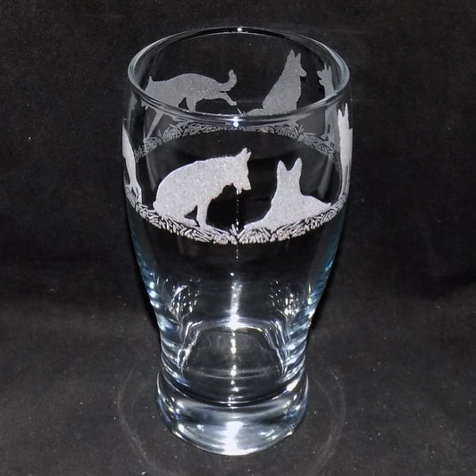 German Shepherd Pint Glass