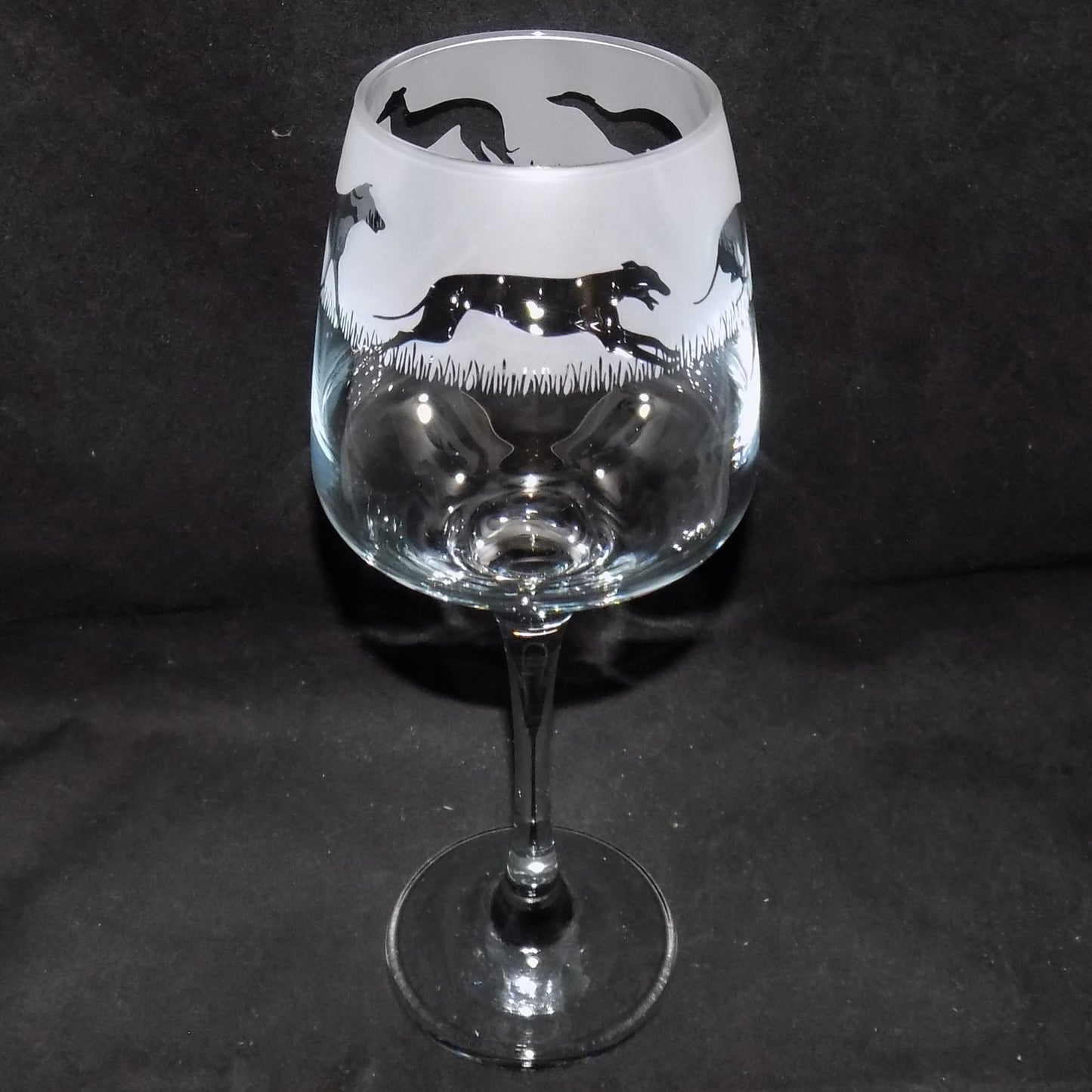 Greyhound Stemmed Wine Glass