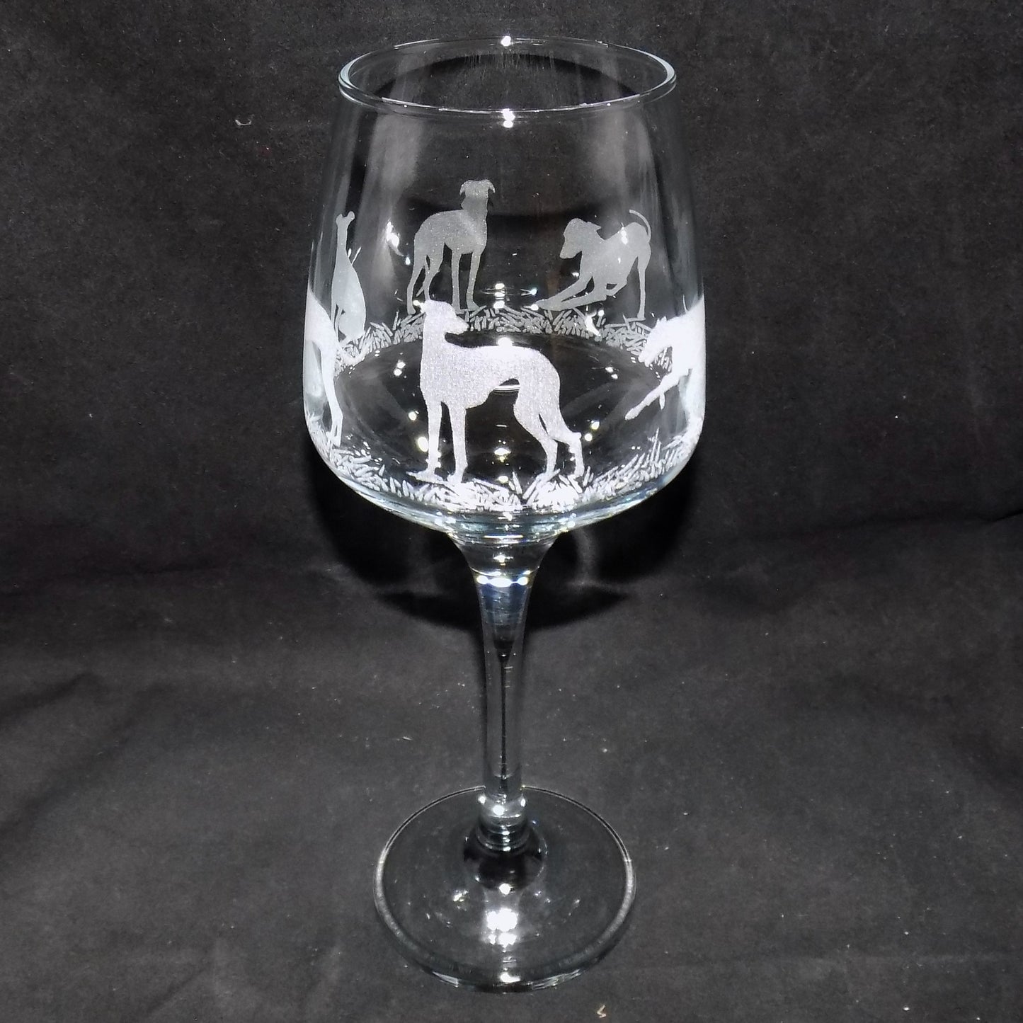 Greyhound Stemmed Wine Glass