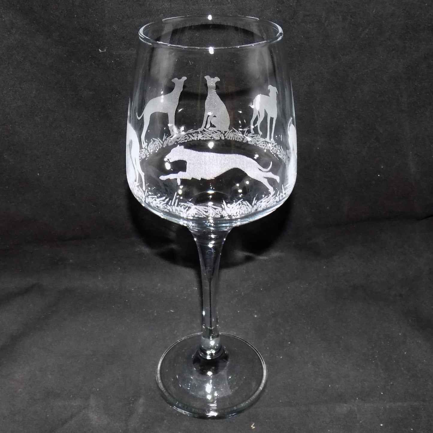 Greyhound Stemmed Wine Glass
