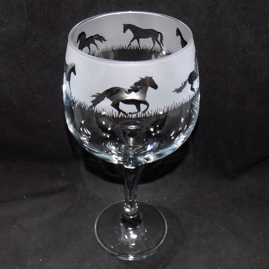 Horse Gin Glass