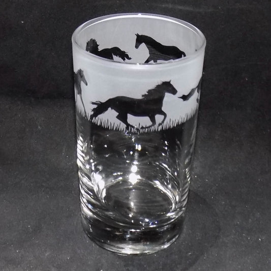 Horse Tall Glass