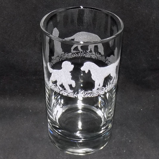 German Pointer Tall Glass