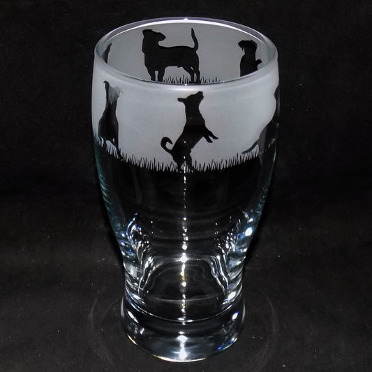 Jack Russell Pint Glass