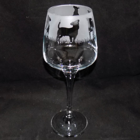 Jack Russell Stemmed Wine Glass