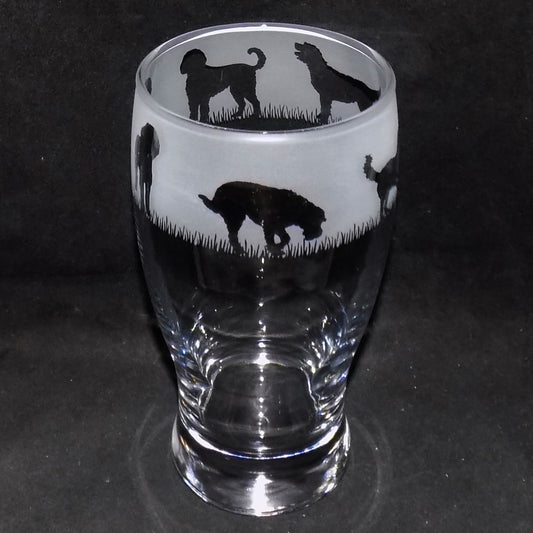 Labradoodle Pint Glass