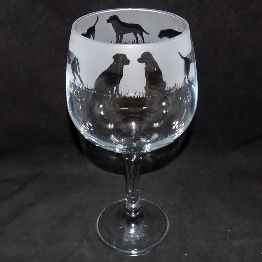 Labrador Gin Glass