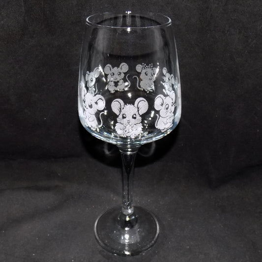 Mouse Stemmed Wine Glass