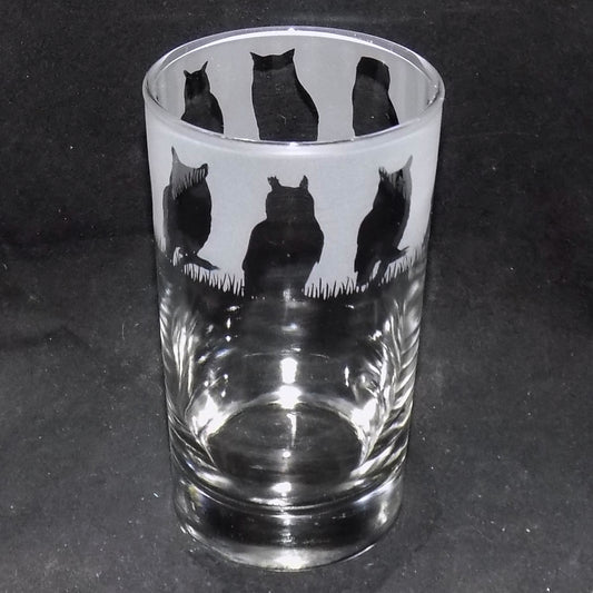 Owl Tall Glass