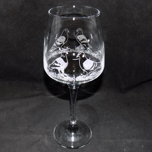 Pigeon Stemmed Wine Glass