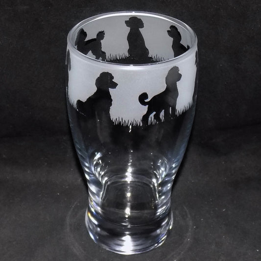 Poodle Pint Glass