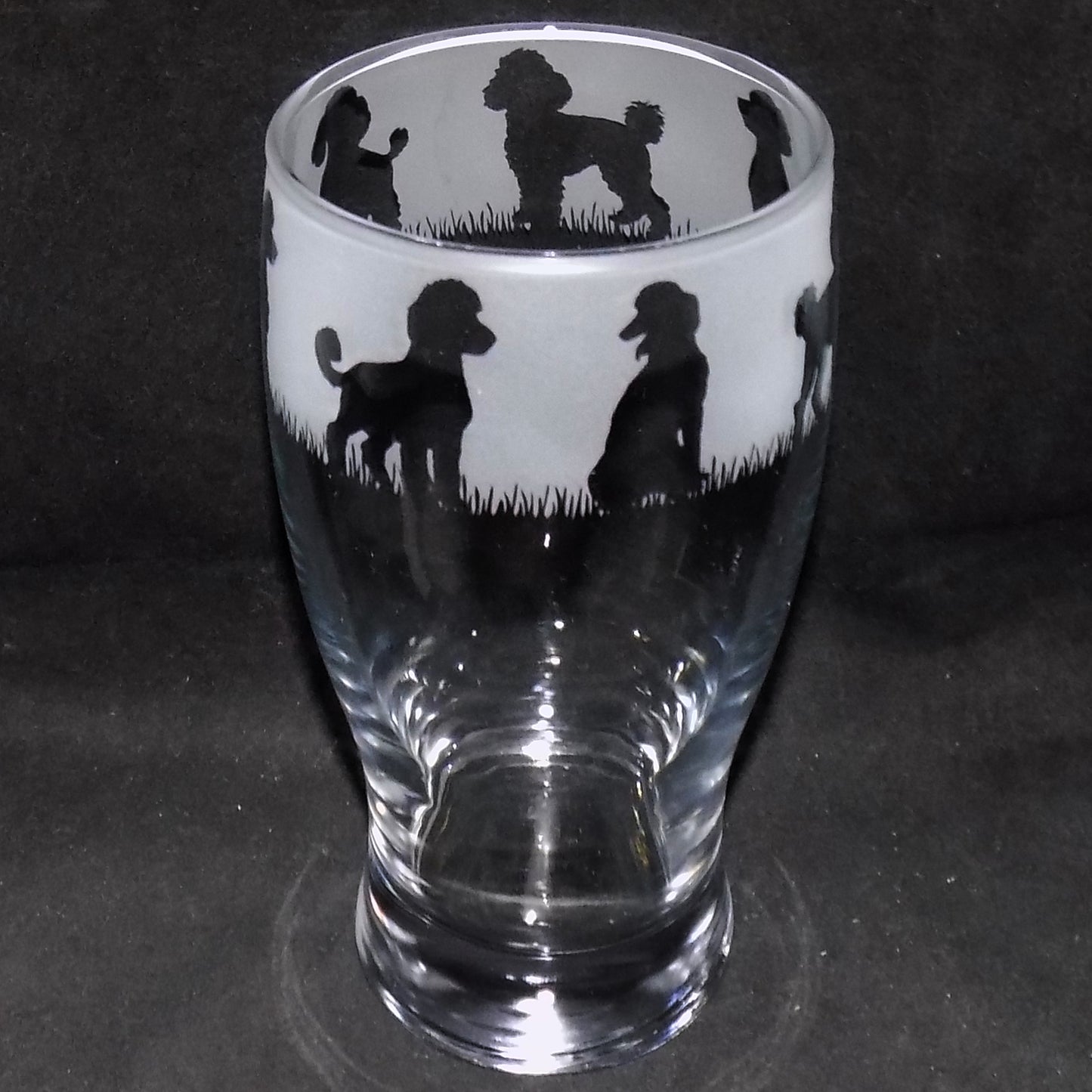 Poodle Pint Glass
