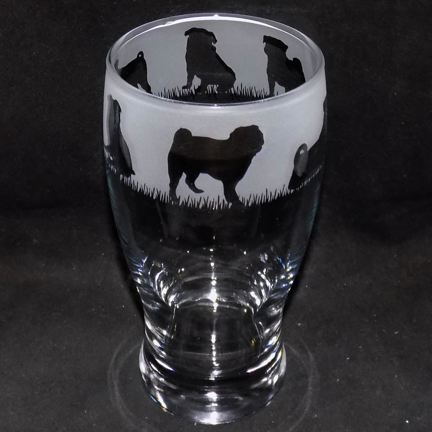 Pug Pint Glass