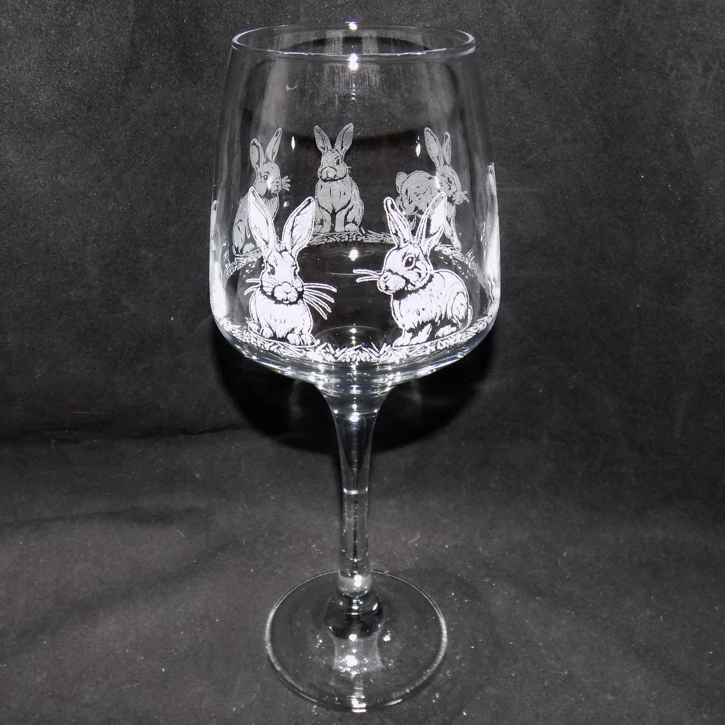Rabbit Stemmed Wine Glass
