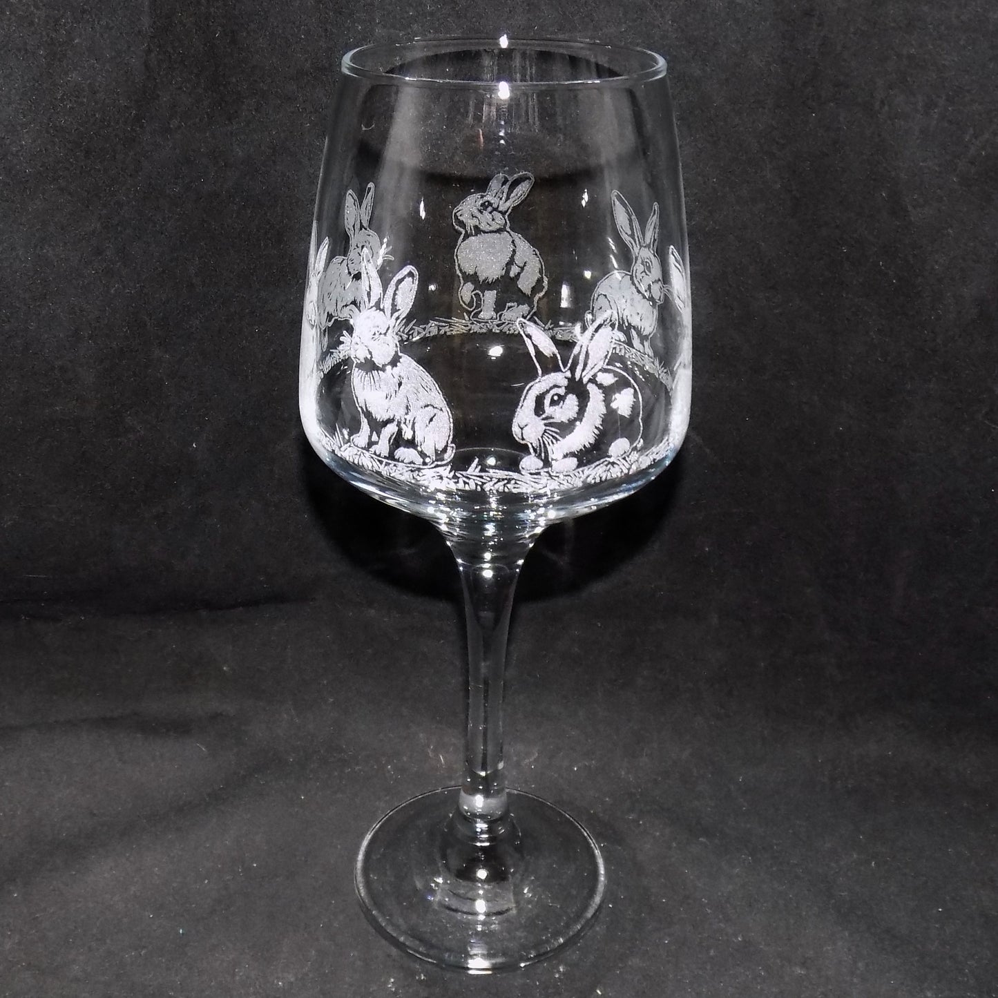 Rabbit Stemmed Wine Glass