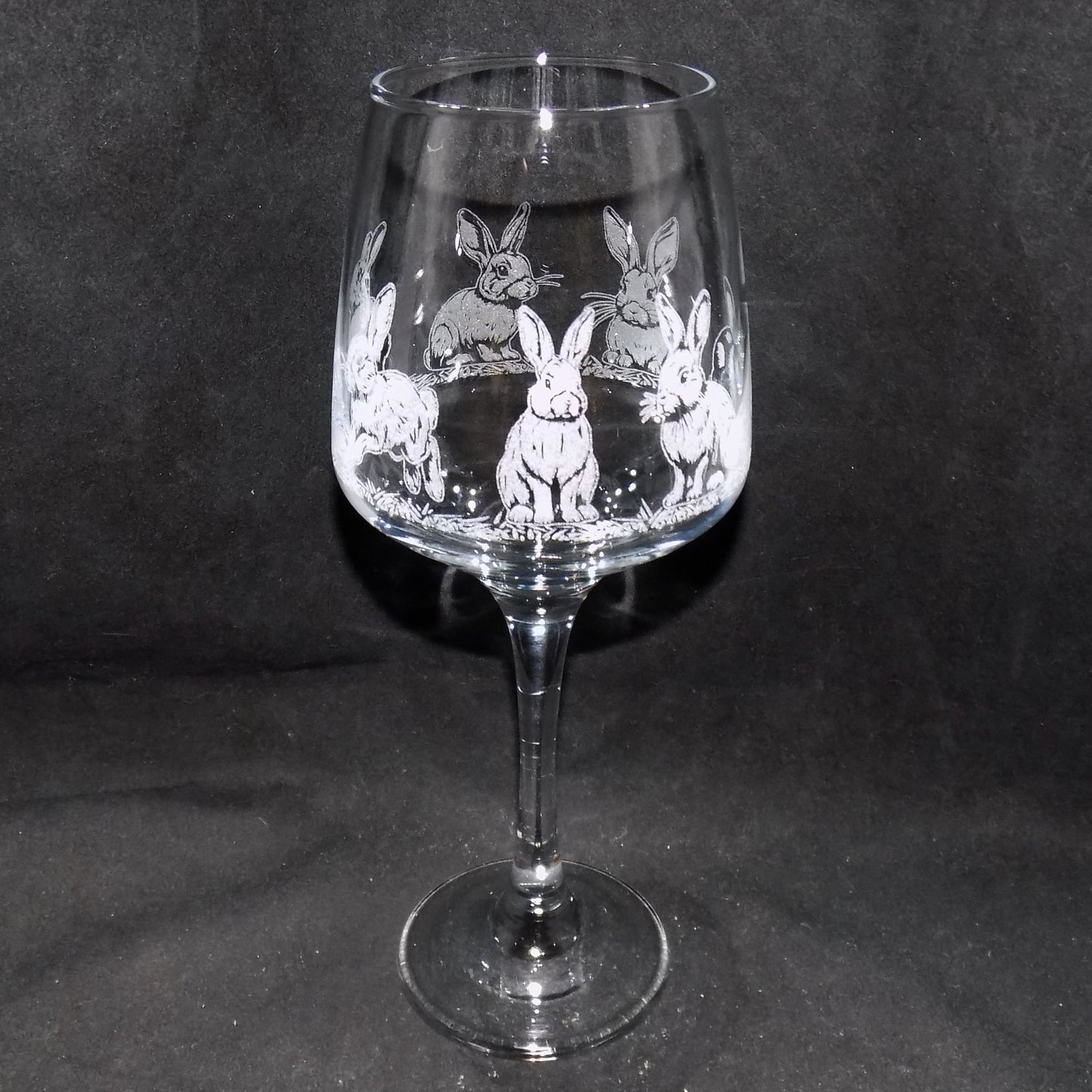 Rabbit Stemmed Wine Glass