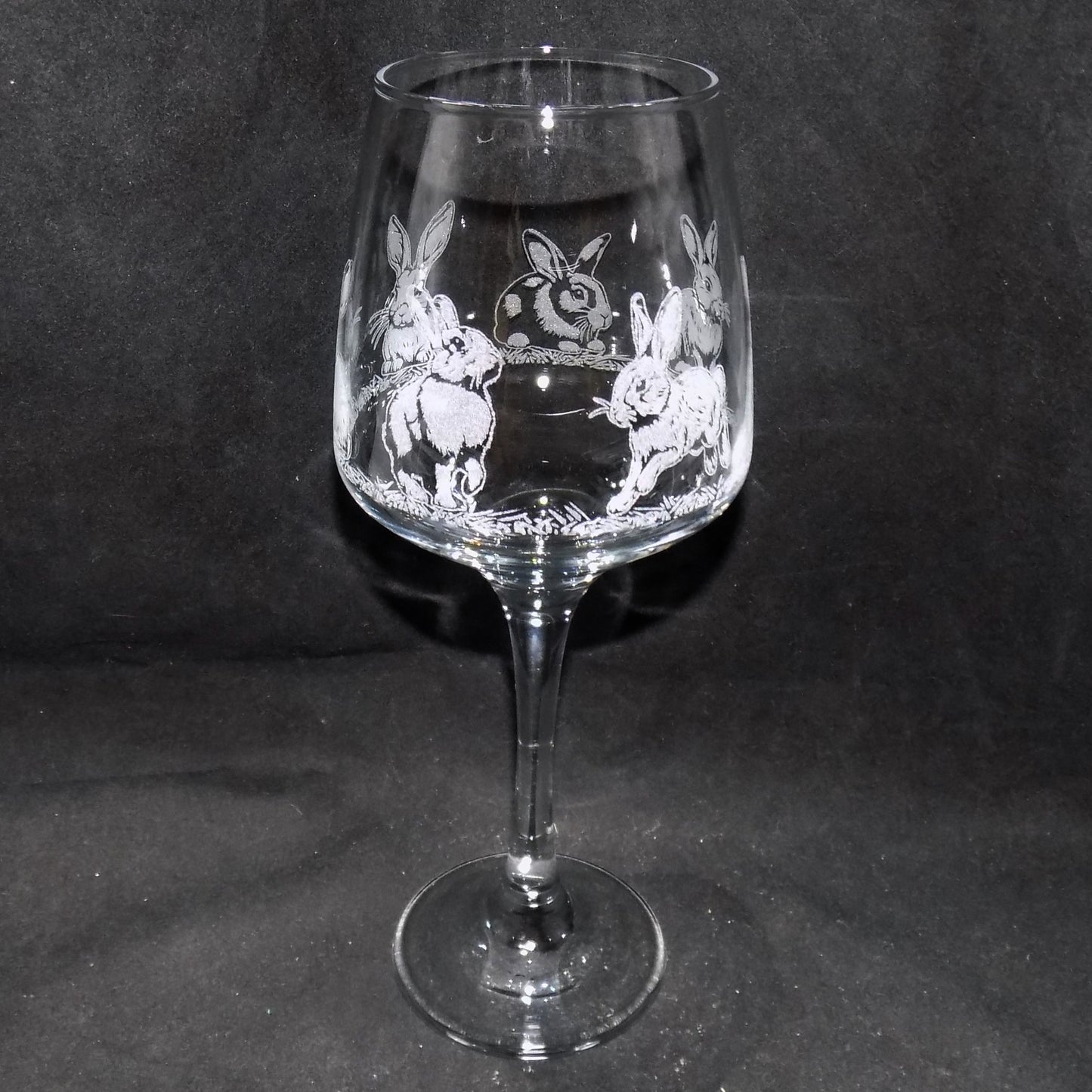 Rabbit Stemmed Wine Glass
