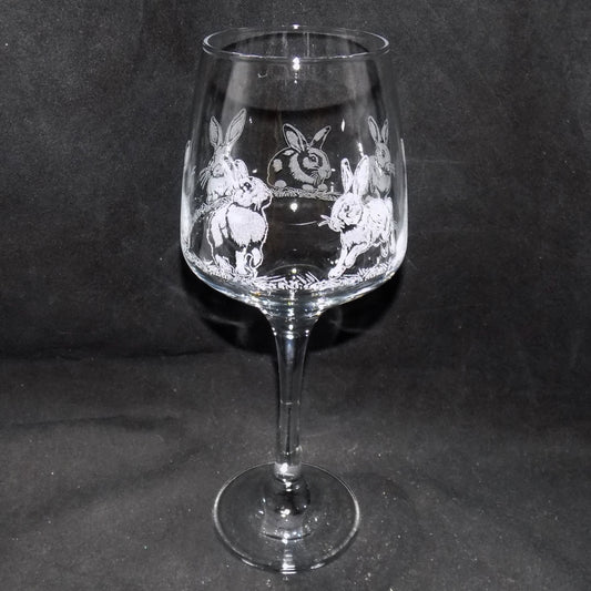 Rabbit Stemmed Wine Glass